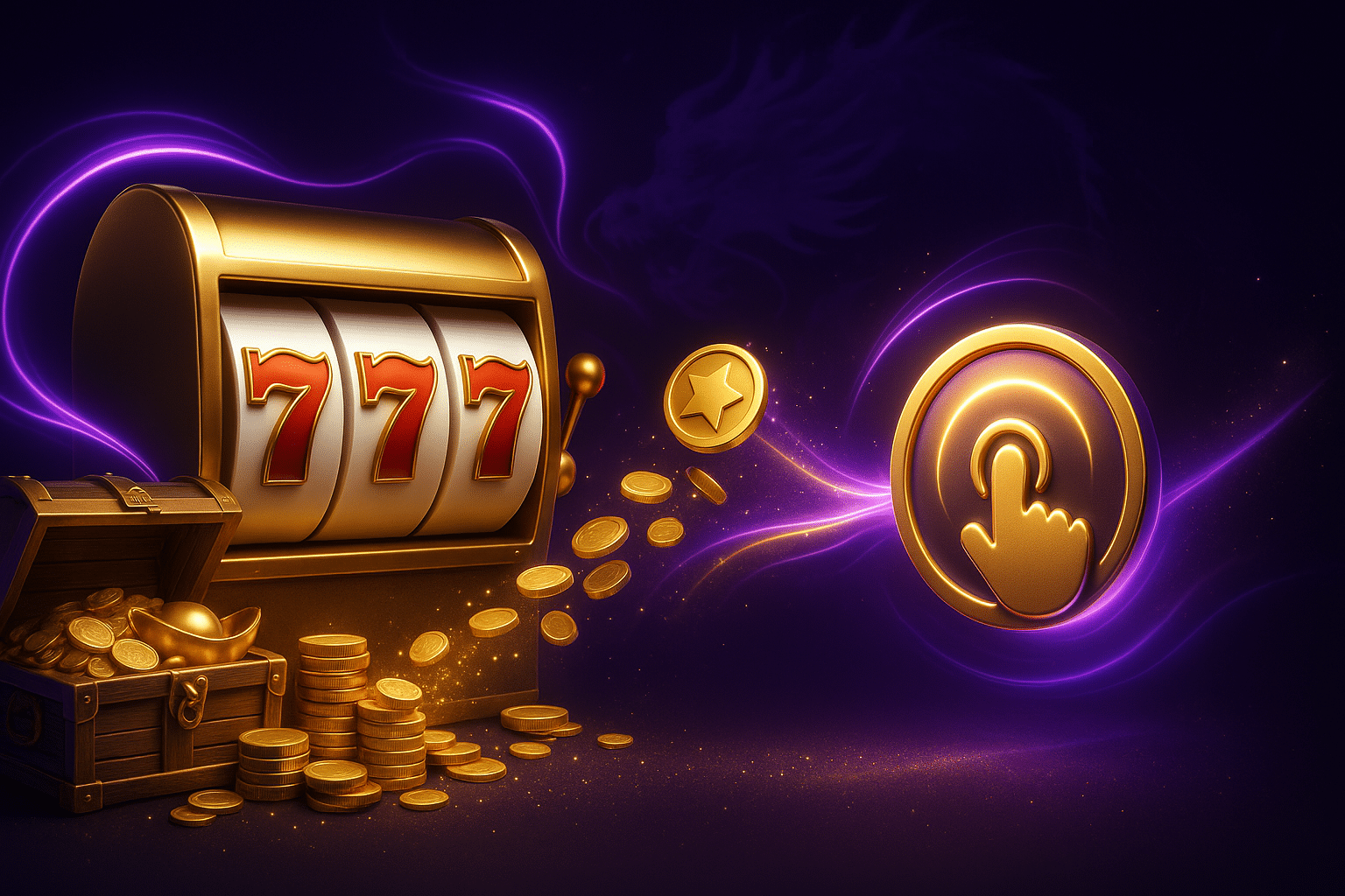 ภาพประกอบขั้นตอน 1 คลิก ซื้อฟรีเกมสเปเชียลสิบสตางค์ สำหรับสล็อต