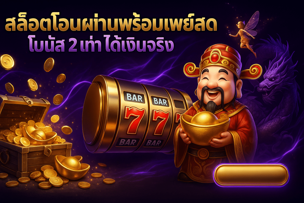 สล็อตโอนผ่านพร้อมเพย์สด