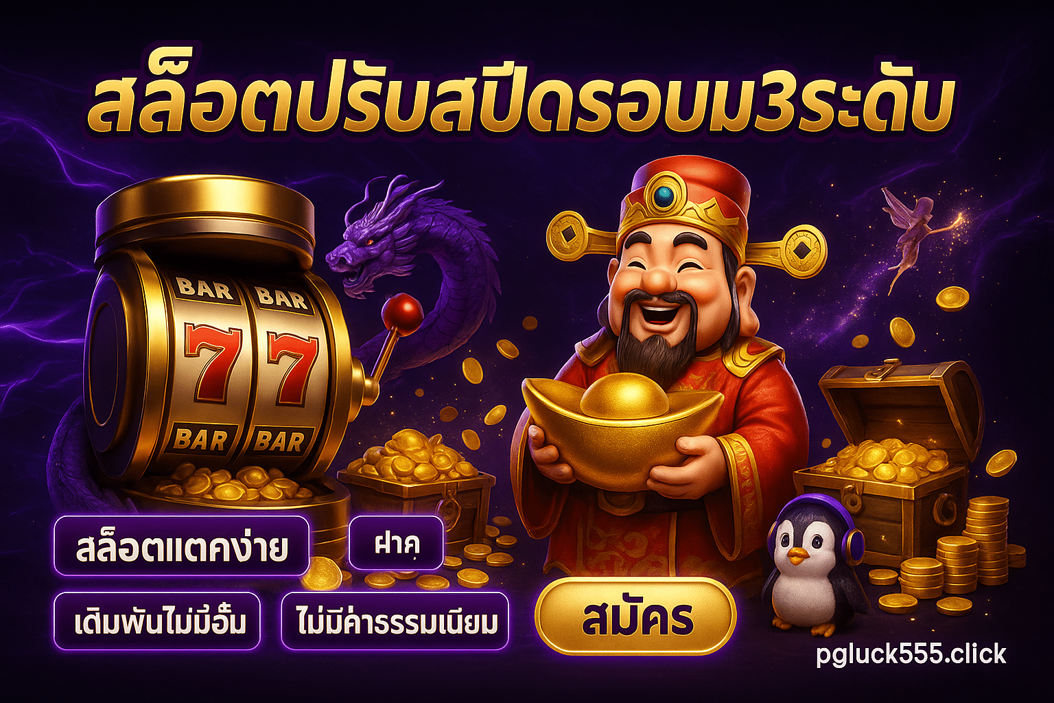 สล็อตปรับสปีดรอบหมุน3ระดับ